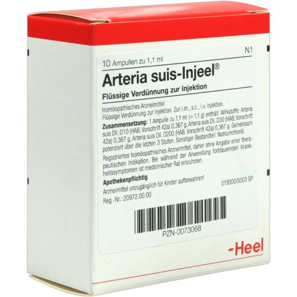 ARTERIA SUIS Injeel Ampullen