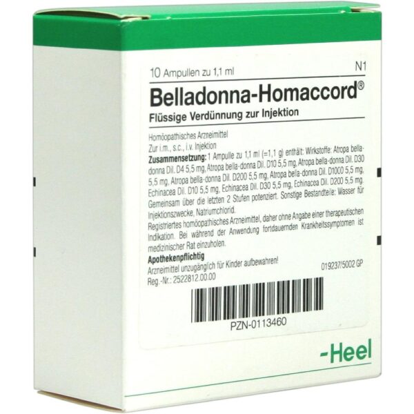 BELLADONNA HOMACCORD Ampullen