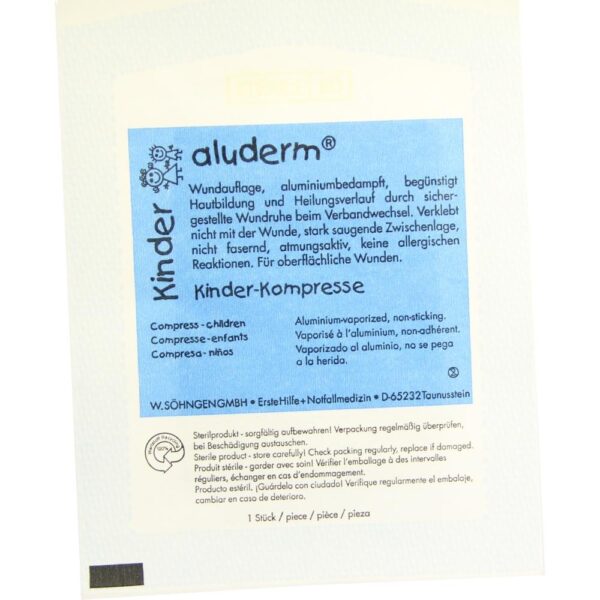 ALUDERM Kinder Kompressen 6x8 cm