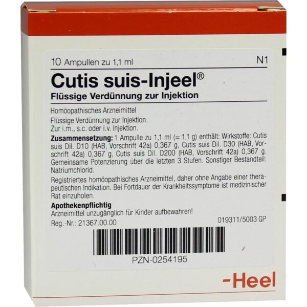 CUTIS suis Injeel Ampullen