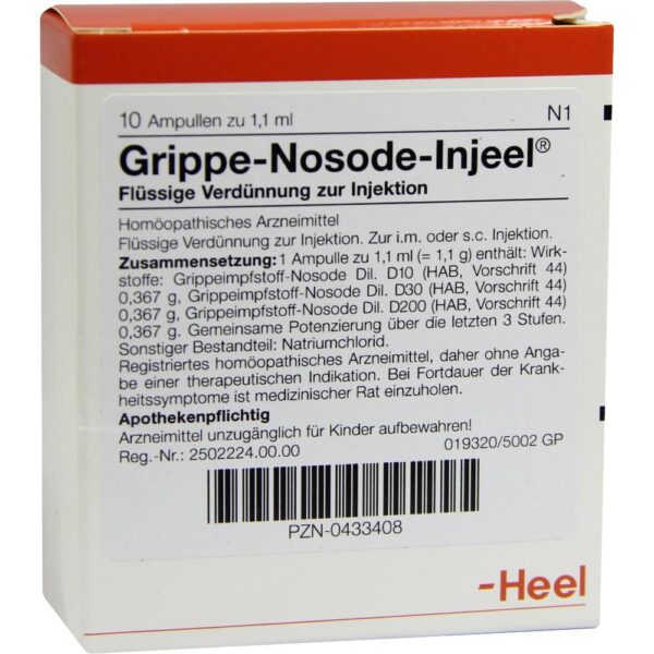 GRIPPE NOSODE Injeel Ampullen