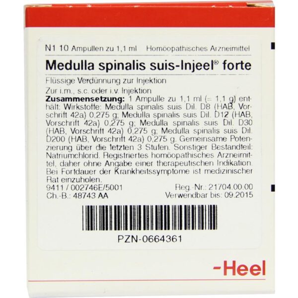 MEDULLA SPINALIS suis Injeel forte Ampullen