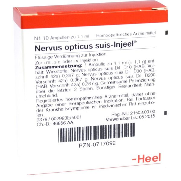 NERVUS OPTICUS suis Injeel Ampullen