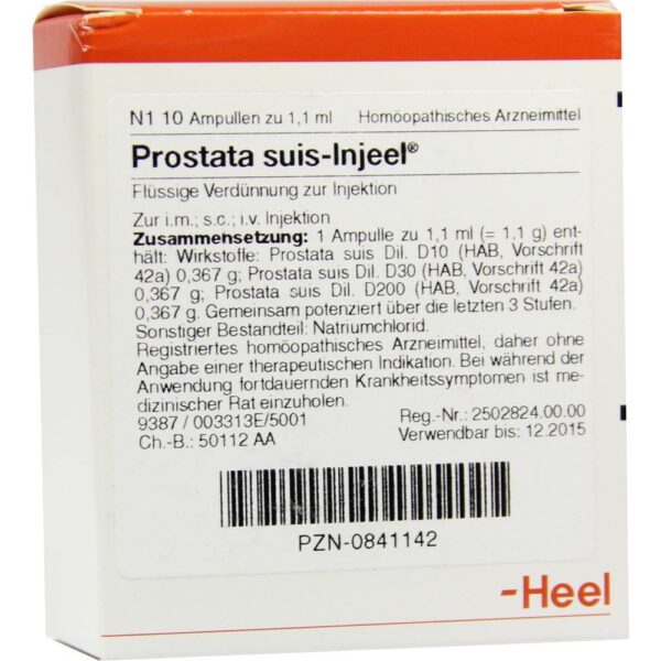 PROSTATA SUIS Injeel Ampullen