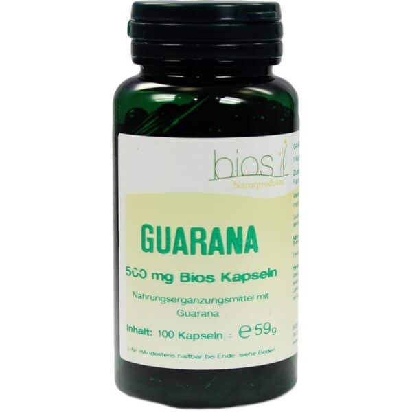 GUARANA 500 mg Bios Kapseln