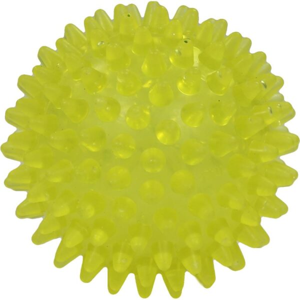 IGELBALL 8 cm gelb transparent