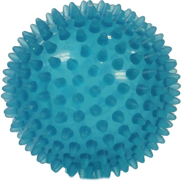 IGELBALL 10 cm blau transparent