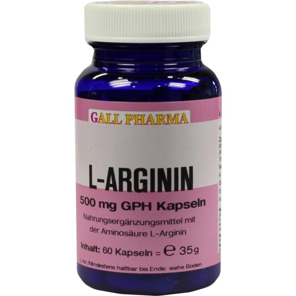 L ARGININ 500MG GPH KAPSEL