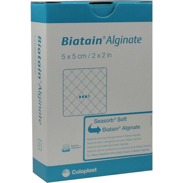 BIATAIN Alginate Kompressen 5x5 cm