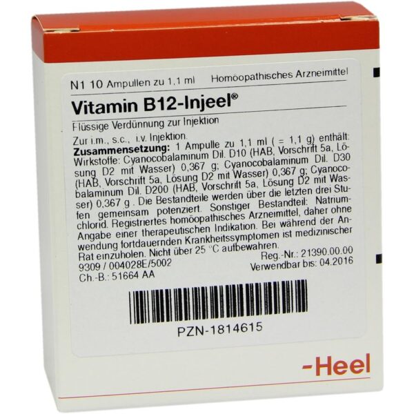 VITAMIN B12 Injeel Ampullen