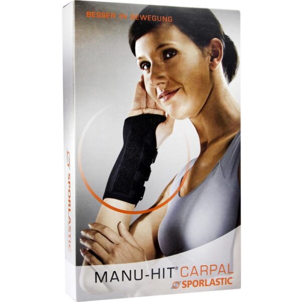 MANU-HIT CARPAL Orthese rechts Gr.S schwarz 07233