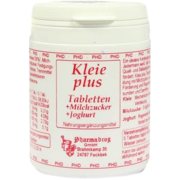 KLEIE PLUS Weizenkleie Tabletten