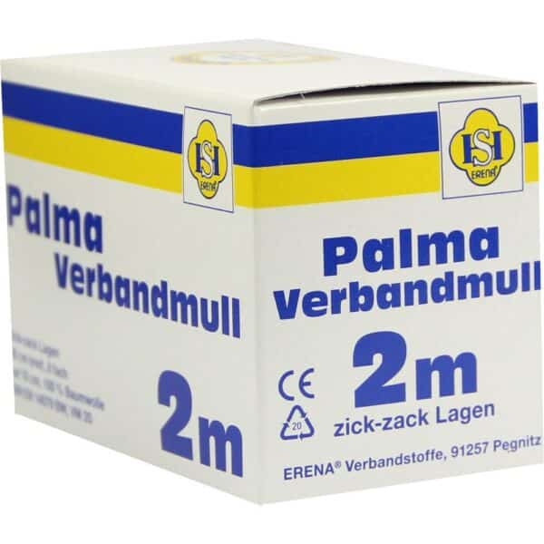 PALMA Verbandmull 80 cm 2 m zickzack Lagen