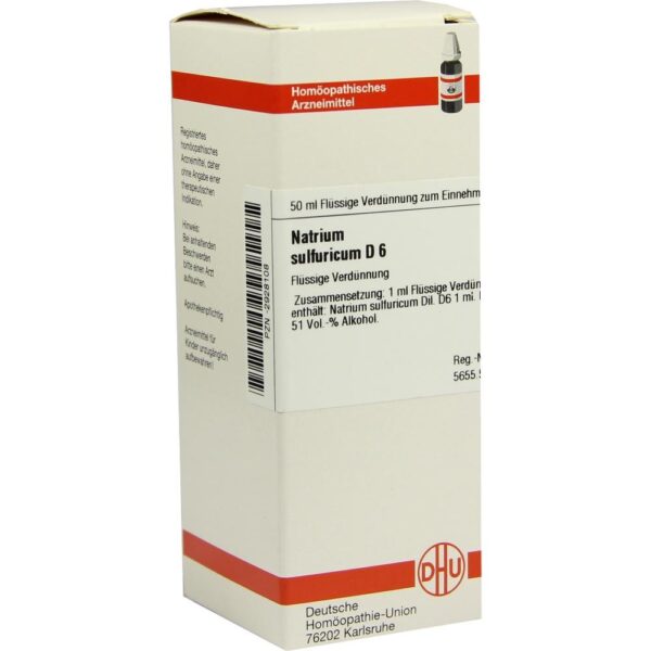 NATRIUM SULFURICUM D 6 Dilution