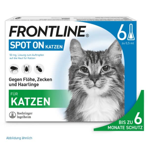 FRONTLINE SPOT-ON gegen Zecken und Flöhe für Katzen