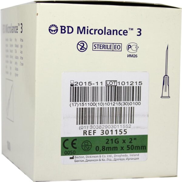 BD MICROLANCE Kanüle 21 G 2 0