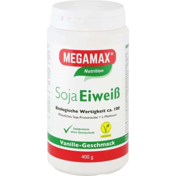 MEGAMAX Soja Eiweiß Vanille Pulver