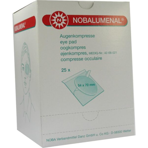 NOBALUMENAL Augenkompr.54x70 mm steril