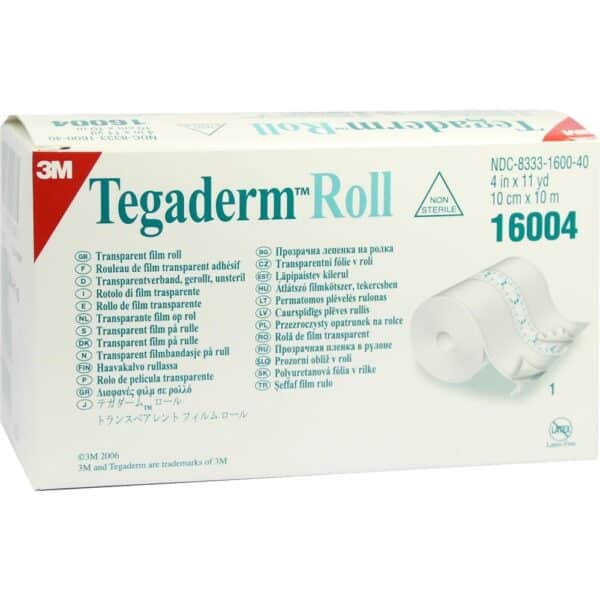 TEGADERM 3M Pflaster 10 cmx10 m Rolle 16004