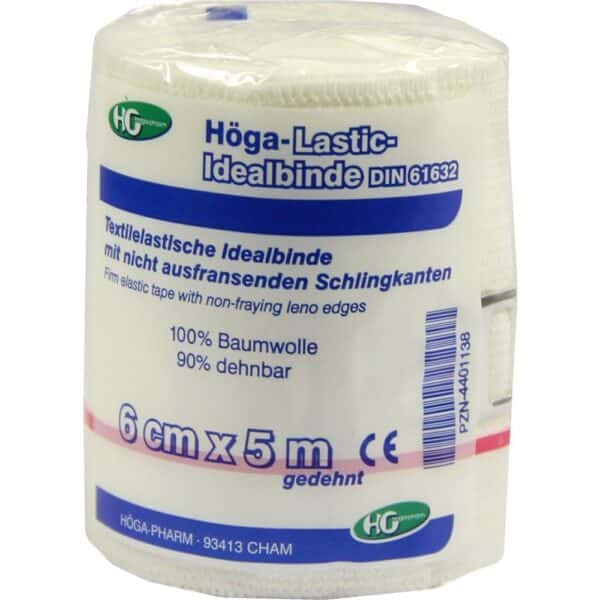 HÖGA LASTIC Idealbinde 6 cmx5 m m.Cellophan