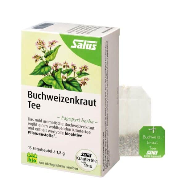 BUCHWEIZENKRAUT Tee Fagopyri herba Bio Salus Filterbeutel