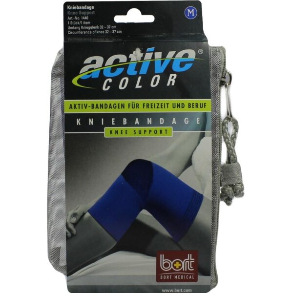 BORT ActiveColor Kniebandage medium blau