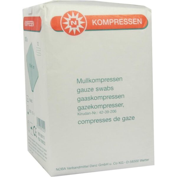 MULLKOMPRESSEN 10x10 cm unsteril 12fach