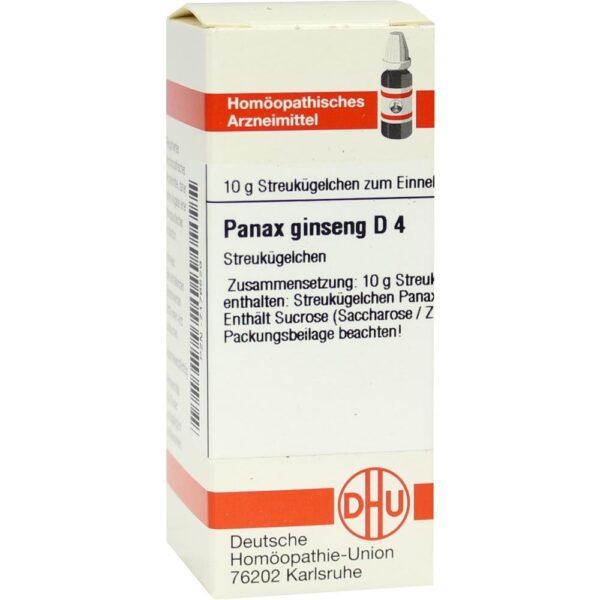 PANAX GINSENG D 4 Globuli