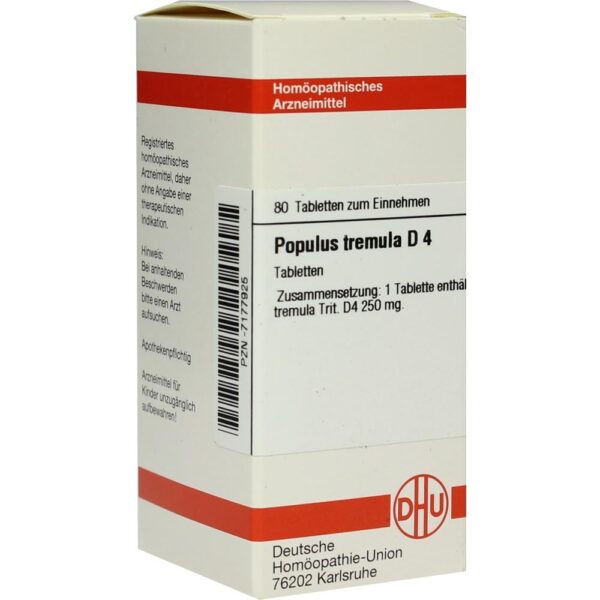 POPULUS TREMULA D 4 Tabletten