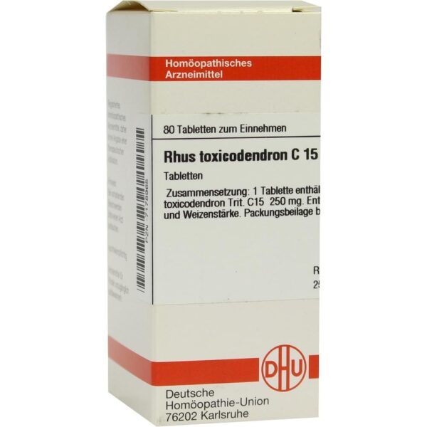 RHUS TOXICODENDRON C 15 Tabletten