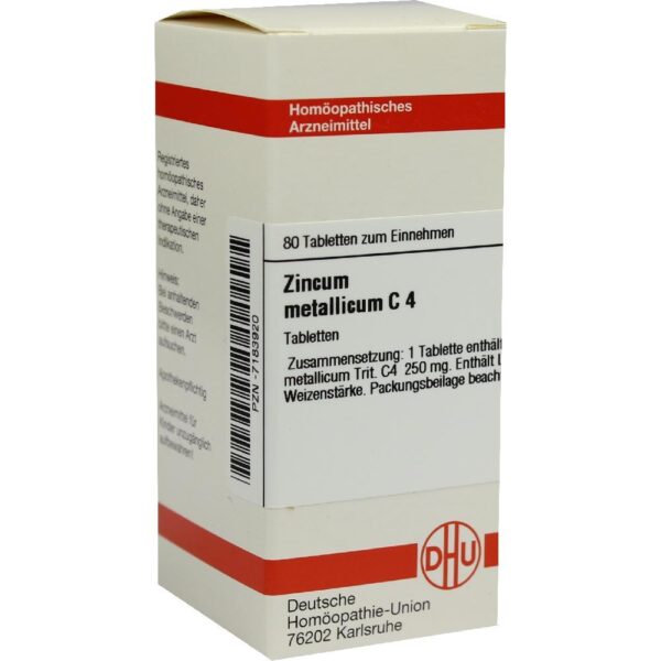 ZINCUM METALLICUM C 4 Tabletten