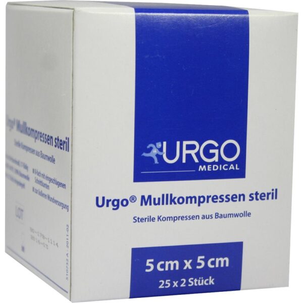 URGO MULLKOMPRESSEN 5x5 cm steril