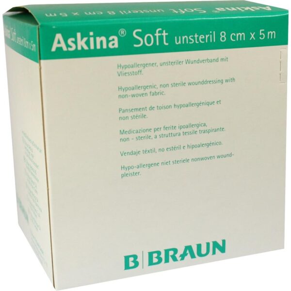 ASKINA Soft Wundverband 8 cmx5 m unsteril