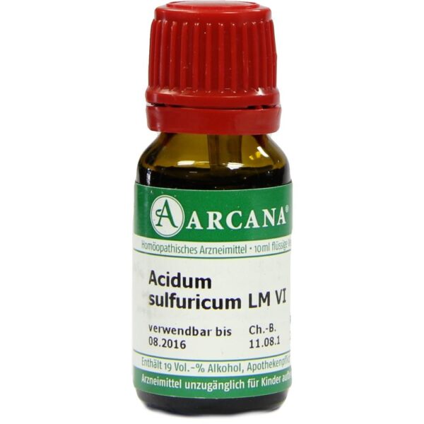 ACIDUM SULFURICUM LM 6 Dilution