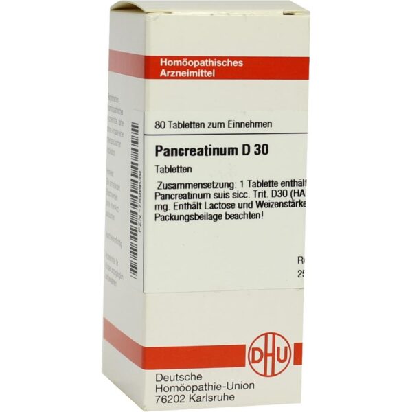 PANCREATINUM SUIS D 30 Tabletten