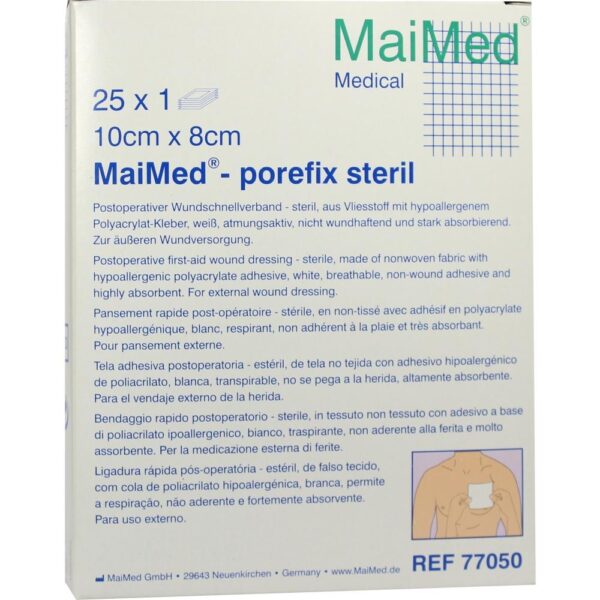 MAIMED porefix steril 8x10 cm