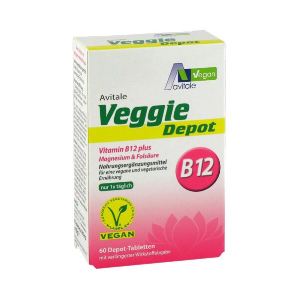 Avitale Veggie Depot B12 plus Magnesium& Folsäure