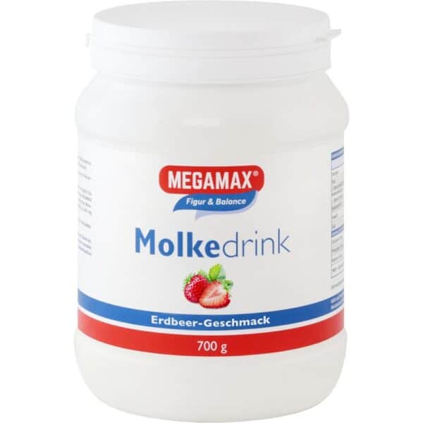 MOLKE DRINK Megamax Erdbeere Pulver