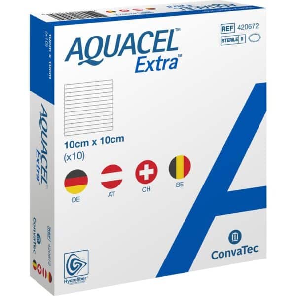 AQUACEL Extra 10x10 cm Verband