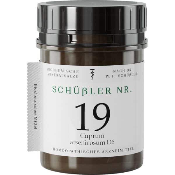 SCHÜSSLER Nr.19 Cuprum arsenicosum D 6 Tabletten