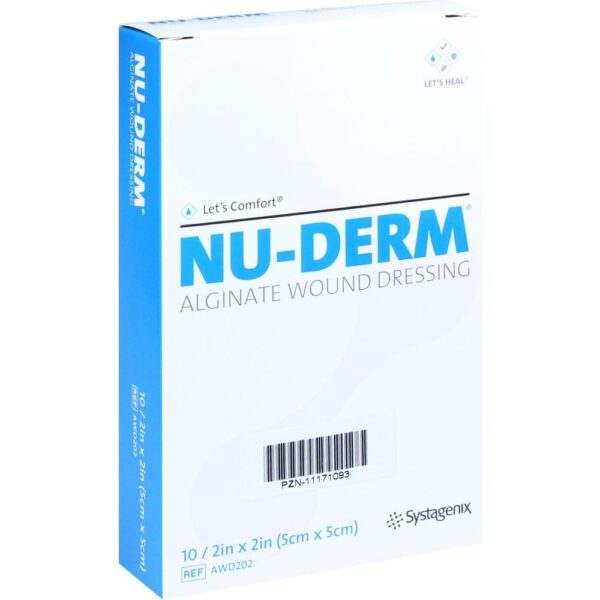 NU DERM Alginate Verband 5x5 cm