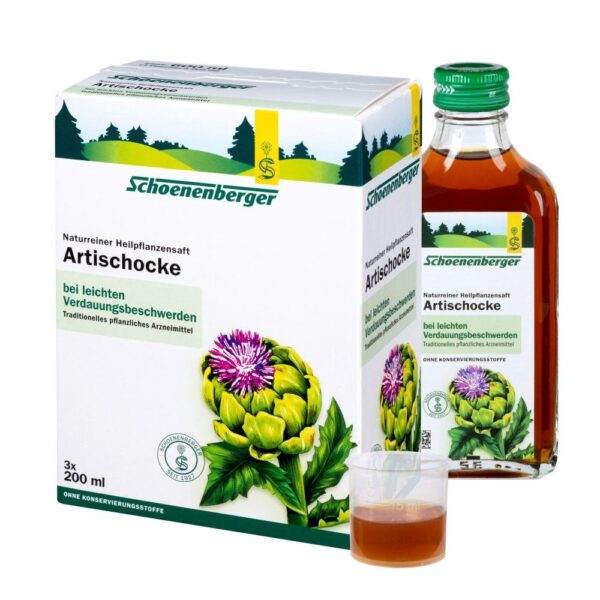 Schoenenberger Artischocke Naturreiner Heilpflanzensaft