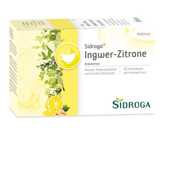 SIDROGA Wellness Ingwer-Zitrone Tee Filterbeutel