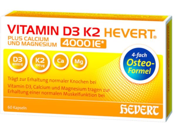 VITAMIN D3 K2 HEVERT 4000 I.E.