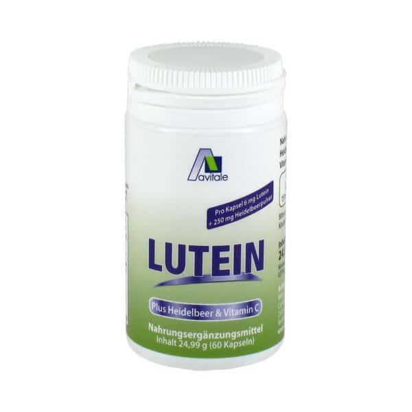 Avitale LUTEIN 6mg Kapseln + 250mg Heidelbeerpulver