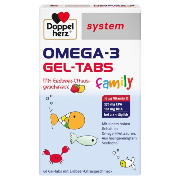 Doppelherz system OMEGA-3 GEL-TABS family