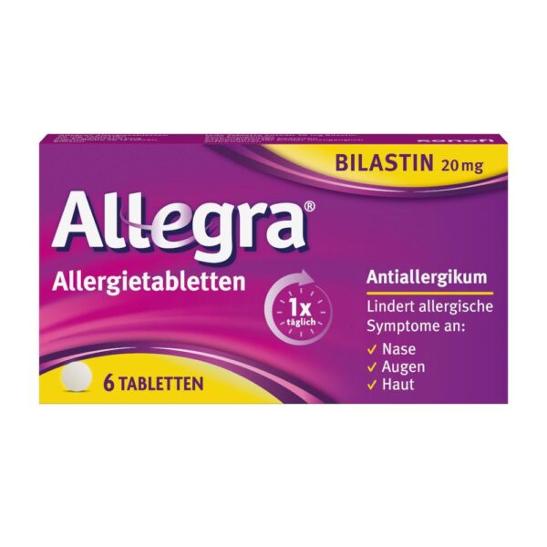 Allegra Allergietabletten - schnell bei Heuschnupfen & Allergien