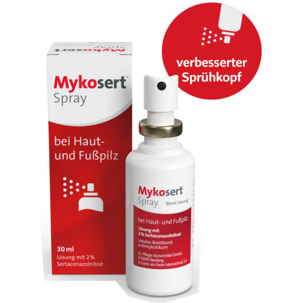 Mykosert Spray bei Haut- und Fußpilz