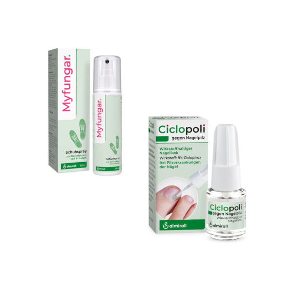 Ciclopoli gegen Nagelpilz + Myfungar Schuhspray Set