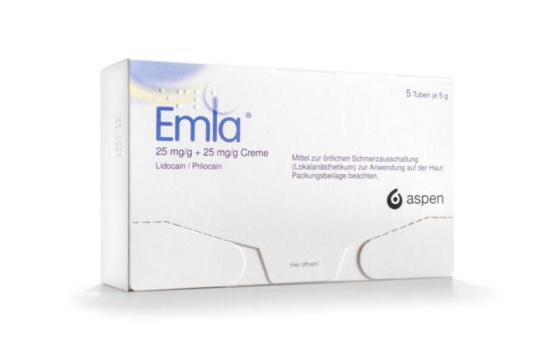 Emla 25 Mg/g + 25 Mg/g Creme + 12 Tegaderm